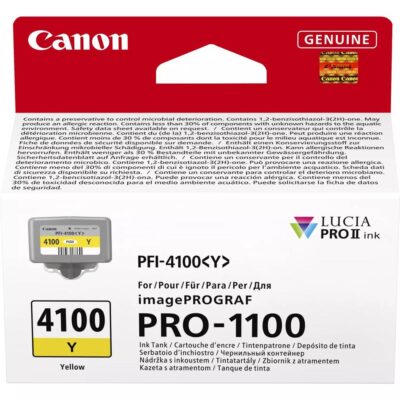 Cartucho canon pfi – 4100y amarillo