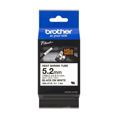 Cinta tubo brother hse211e para cables