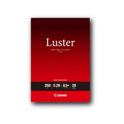 Papel fotografico canon lu – 101 a3+ brillo 20 hojas