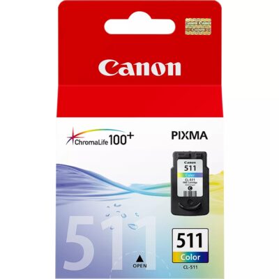 Cartucho tinta canon cl 511 tricolor 9ml mp240 – 250 – 260 – 270 mp 480 – 490 mx 320 – 330
