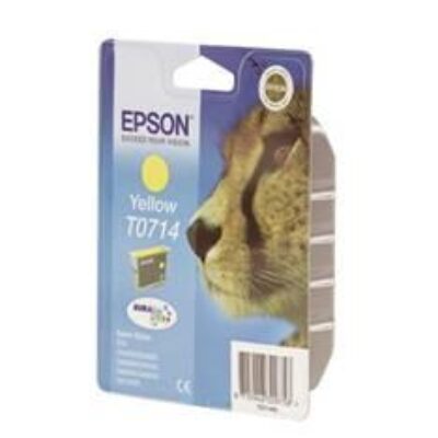 Cartucho tinta epson c13t07144012 amarillo 7ml stylus d78 – 92 – 120 – dx40x0 – 44×0 – 50×0 – 60×0 – 74×0 – 84×0 – 7000f – guepardo