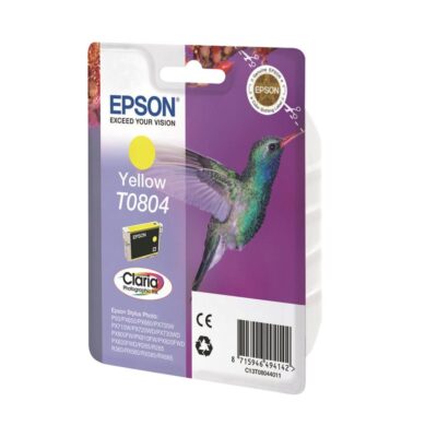 Cartucho de tinta amarillo para epson px810fw – c13t08044011