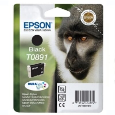 Cartucho tinta epson t0891 negro 3.5ml s20 – sx105 – sx200 – sx205 – sx 405 – mono