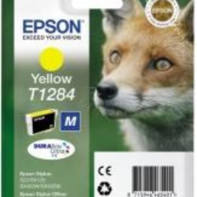 Cartucho tinta epson t1284 amarillo 3.5ml s22 – sx125 – sx420w – sx425w – bx305f – bx305fw – zorro