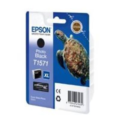 Cartucho tinta epson t157140 negro foto para epson photo r3000 – c13t15714010 – tortuga