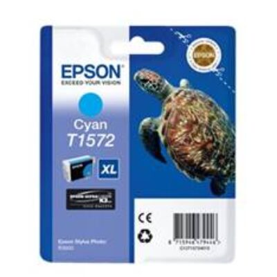 Cartucho tinta epson t157240 cian photo r3000 – c13t15724010 – tortuga