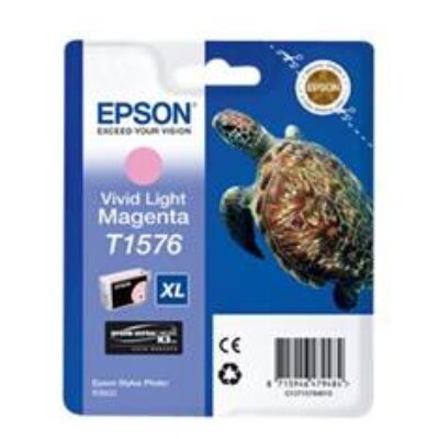 Cartucho tinta epson t157640 magenta vivo claro para epson photo r3000 – c13t15764010 – tortuga