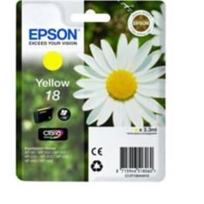 Cartucho tinta epson t180440 amarillo xp – 102 – 205 – 305 – 405 – 30 – margarita
