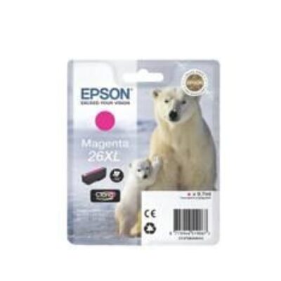 Cartucho tinta epson t263340 magenta xl xp – 600 – 605 – 700 – 800 – oso polar