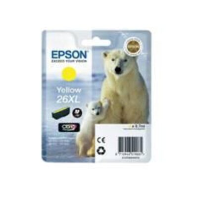 Cartucho tinta epson t263440 amarillo xl xp – 600 – 605 – 700 – 800 – oso polar