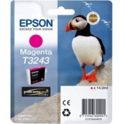 Cartucho tinta epson c13t32434010 magenta ultrachrome hi – gloss2