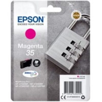 Cartucho tinta epson c13t35834010 magenta durabrite ultra ink 35 – 650 paginas – candado