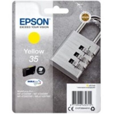Cartucho tinta epson c13t35844010 amarillo durabrite ultra ink 35 – 650 paginas – candado