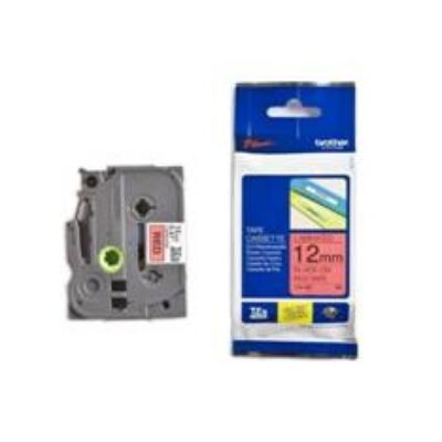 Cinta laminada brother tze431 12mm x 8m rojo – negro