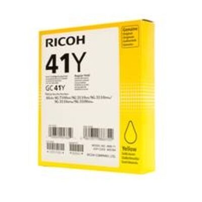 Cartucho gel ricoh gc – 41y amarillo (2500 pag)