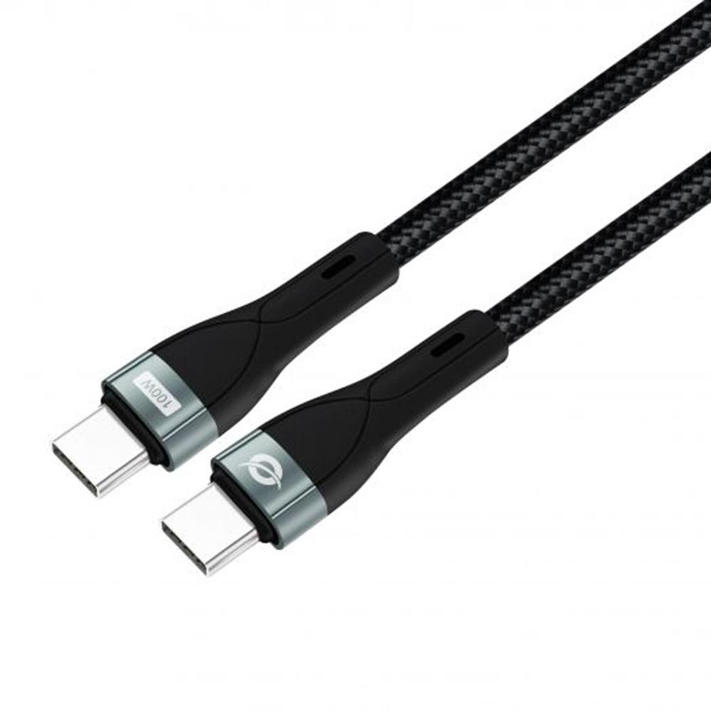 Cable usb - c conceptronic macho - macho 2m pd 3.0 100w 20v 5a 480mbps e - mark