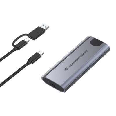 Caja externa usb – c conceptronic dante hd m.2 nvme ssd usb – c 3.2 gen2 – usb – a