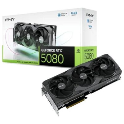 Tarjeta grafica pny rtx 5080 triple fan 16gb gddr7