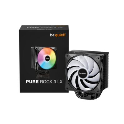 Ventilador disipador cpu bequiet pure rock 3 lx 120mm negro