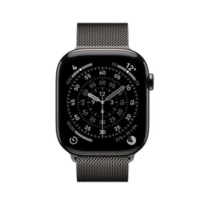 Smartwatch apple watch s11 gps + cellular 46mm slate titanium case slate milanese loop s – m