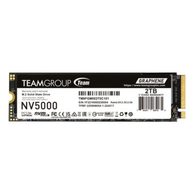 Disco duro interno ssd teamgroup nv5000 2tb m.2 pci express 4.0