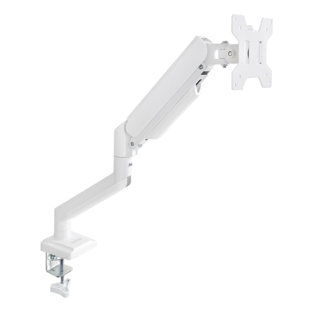 Soporte mesa tooq vesa hasta 34 pulgadas 100x100mm max 10kg blanco