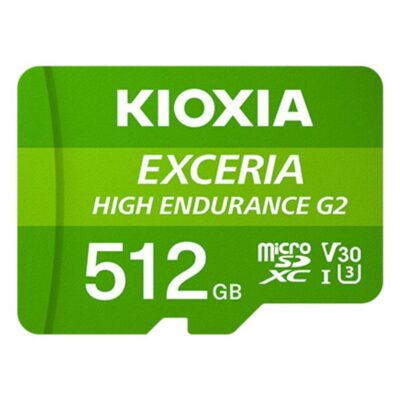 Tarjeta memoria micro sd kioxia 512gb exceria high endurance g2 uhs – i c10