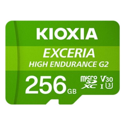 Tarjeta memoria micro sd kioxia 256gb exceria high endurance g2 uhs – i c10