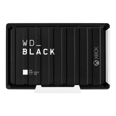 Disco duro externo wd western digital 12tb black d10 game drive for xbox one usb 3.2