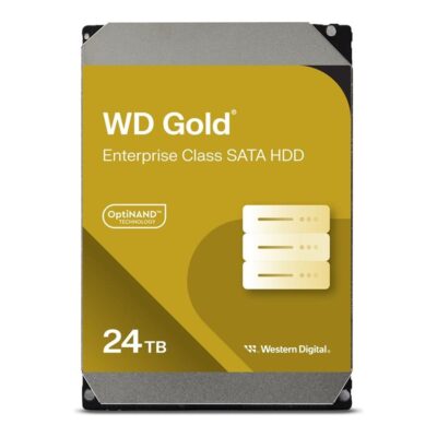 Disco duro interno hdd wd western digital gold 24tb 3.5 pulgadas sata 6gb – s 512mb