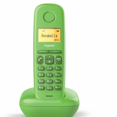 Telefono fijo inalambrico gigaset a170 verde 50 numeros agenda – 10 tonos
