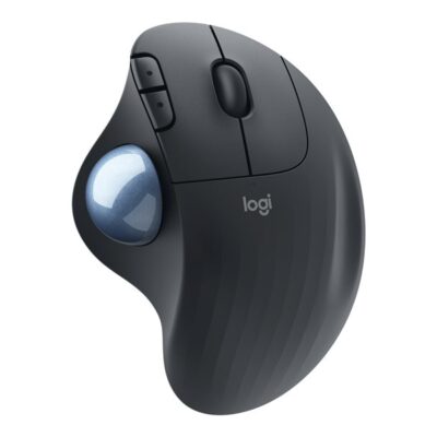 Mouse raton logitech trackball ergo m575 optico wireless inalambrico grafito