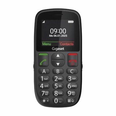 Telefono movil gigaset gl395 negro para mayores