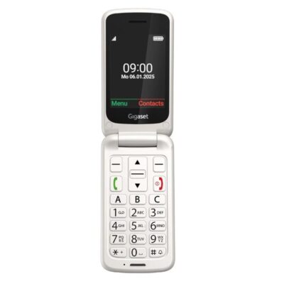 Telefono movil gigaset gl595 blanco para mayores