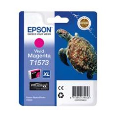 Cartucho tinta epson t157340 magenta vivo para epson photo r3000 – c13t15734010 – tortuga