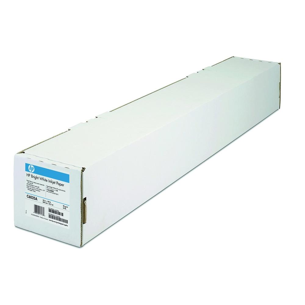 Papel hp blanco brillante 90g - m2 rollo 45 mx61cm