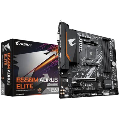 Placa base gigabyte b550m aorus elite am4 m – atx – 4x ddr4 – 4x sata 6gb – s – 4x usb 3.2 – 4x usb 2.0 gab55mael