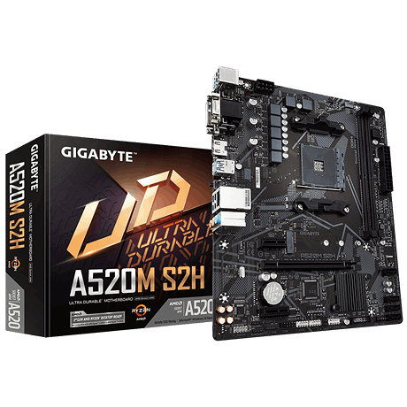 Placa base gigabyte am4 a520m s2h