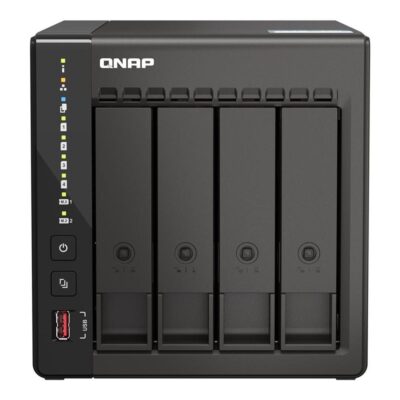 Servidor nas qnap k – ts – 453e – 8g+4xmn10ada800s 4 bahias 8gb gigabit ethernet