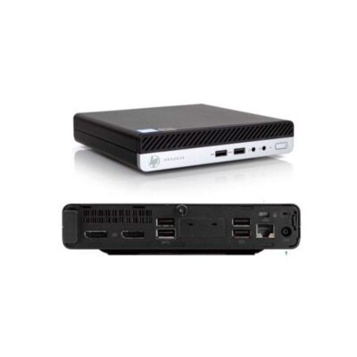 Ordenador reacondicionado mini hp prodesk 400 g4 – i5 – 8th – 16gb – 512gb nvme – win 11 pro – sin cable trebol
