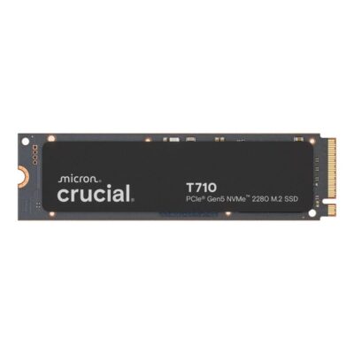 Disco duro interno solido ssd crucial t710 2tb m.2 nvme pci express 5.0