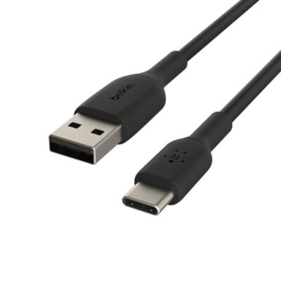 Cable usb tipo c a usb tipo a belkin 1m – macho – macho – negro