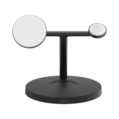 Base de carga inalambrica belkin wiz032kqbk dispositivos apple negra