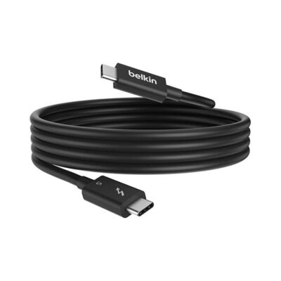 Cable usb tipo c 8k belkin 1m – macho – macho – negro
