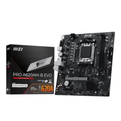 Placa base msi pro a620am – b evo am5 matx