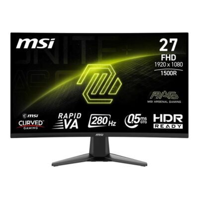 Monitor curvo gaming msi mag 276cxf 27 pulgadas fhd 280hz