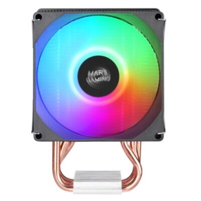 Ventilador disipador cpu mars gaming mcpux3 frgb 90mm negro