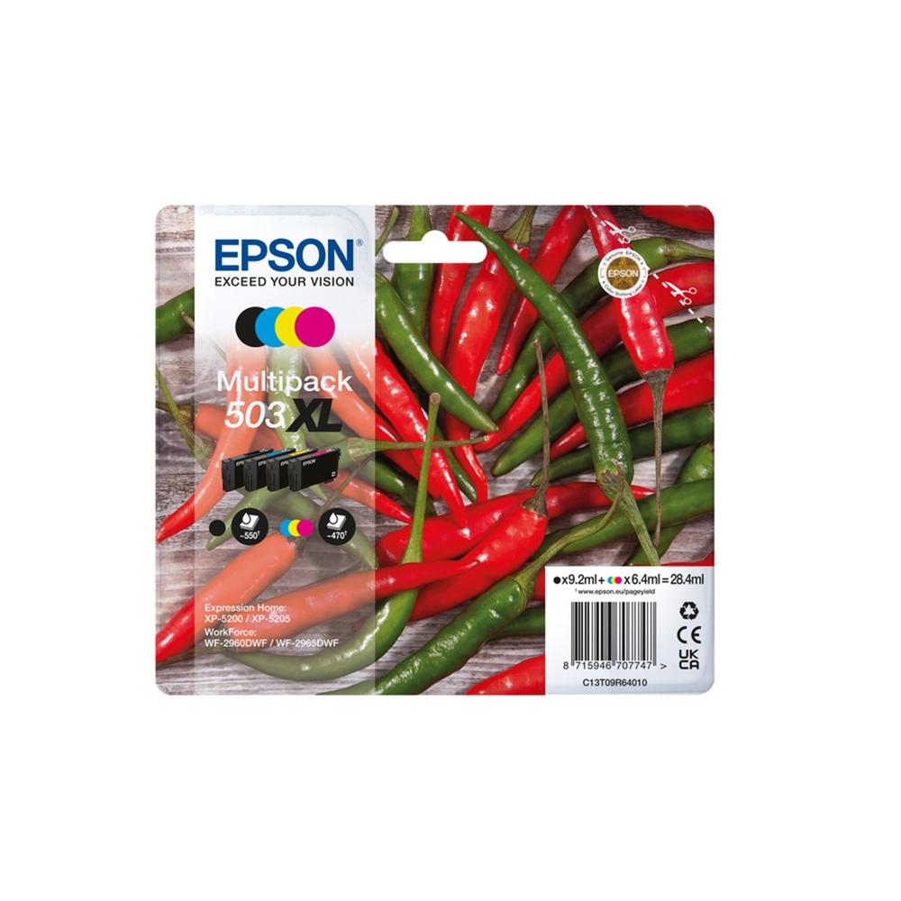 Multipack cartucho tinta epson 503xl 4 colores pimiento