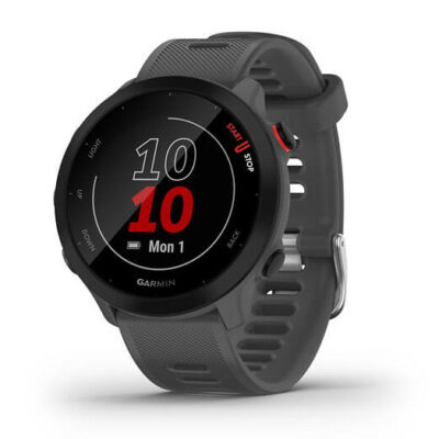 Reloj smartwatch garmin forerunner 55 gris f.cardiaca – gps – bt