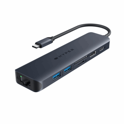 Hub hyper drive ecosmart gen.2 universal usb – c® 7 – in – 1 100 w pd power